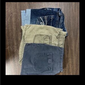 Multiples Womens (Junior) Mixed Color Shorts Pack - Coral, Navy, Olive, Charcoal